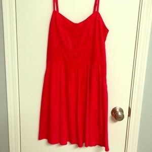 Express Casual Red Dress